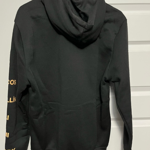 Reason X Narcos Collab Black Hoodie Mens Small Urban Streetwear Rare NWT - Picture 4 of 5